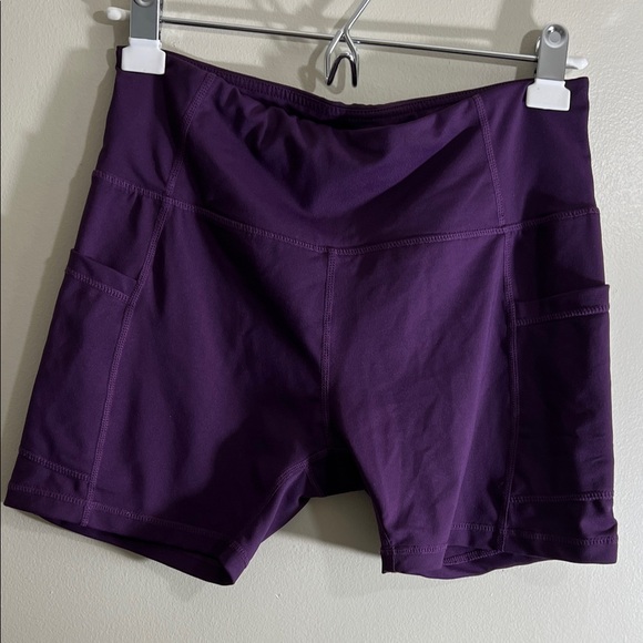 Baleaf Women's Deep Purple Bike Shorts Size Large - Picture 1 of 7